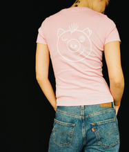 Lade das Bild in den Galerie-Viewer, Levi´s x CJH Charity II Punky Piggy T-Shirt rosa/pink Slim Fit