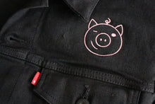 Lade das Bild in den Galerie-Viewer, CJH x Levi´s The Trucker Boys Jacket, Dark Horse - Schwarz