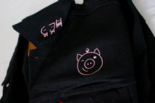 Lade das Bild in den Galerie-Viewer, CJH x Levi´s The Trucker Boys Jacket, Dark Horse - Schwarz